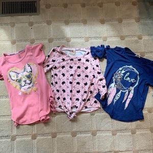 Lot of 3 girls shirts size 7/8